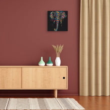 Charger l'image dans la galerie, Mini Peinture par Numéros 20x20cm avec cadre Elephant