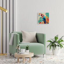 Charger l'image dans la galerie, Mini Peinture par Numéros 20x20cm avec cadre Perroquet Tropical