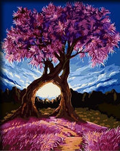 Charger l'image dans la galerie, peinture par numéros | Arbre des Voeux | arbres complexe paysages | FiguredArt