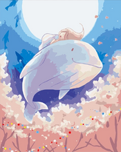 Charger l'image dans la galerie, peinture par numéros | Baleine mignonne | animaux, baleines, Facile | FiguredArt