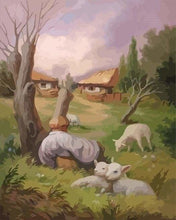 Charger l'image dans la galerie, peinture par numéros | Barbe de M. Chèvre | animaux facile ours paysages portrait | FiguredArt
