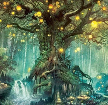 Charger l'image dans la galerie, Broderie Diamant | Broderie Diamant - Arbre Lumineux | arbres Broderie Paysages paysages | FiguredArt
