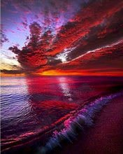 Charger l'image dans la galerie, peinture par numéros | Explosion de couleurs dans le Ciel | nouveautés paysages intermédiaire | FiguredArt