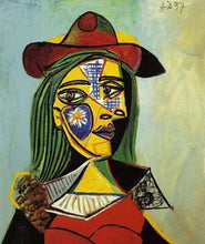 Charger l'image dans la galerie, peinture par numéros | Femme au Chapeau | Complexe, picasso, reproduction | FiguredArt