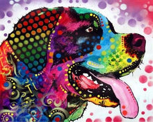Charger l'image dans la galerie, peinture par numéros | Labrador Pop Art | animaux chiens complexe Pop Art | FiguredArt