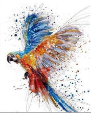 Charger l'image dans la galerie, peinture par numéros | Perroquet en plein Vol | animaux complexe oiseaux perroquets | FiguredArt
