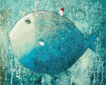 Charger l'image dans la galerie, peinture par numéros | Poisson artistique | animaux intermédiaire poissons | FiguredArt