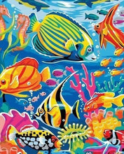 Charger l'image dans la galerie, peinture par numéros | Poissons daquarium | animaux intermédiaire poissons | FiguredArt