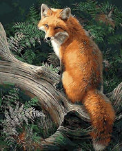 Charger l'image dans la galerie, peinture par numéros | Renard dans les Fougères | animaux complexe renards | FiguredArt