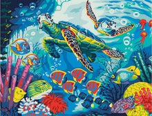 Charger l'image dans la galerie, peinture par numéros | Tortues et Poissons | animaux facile poissons tortues | FiguredArt