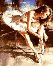 Charger l&#39;image dans la galerie, peinture par numéros | Une Ballerine se prépare | complexe danse nouveautés | FiguredArt