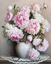 Charger l&#39;image dans la galerie, peinture par numéros | Vase de Pivoines | complexe fleurs | FiguredArt