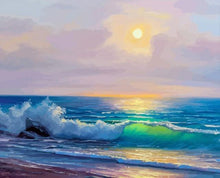 Charger l'image dans la galerie, peinture par numéros | Vue sur Vagues | Intermédiaire, paysages | FiguredArt