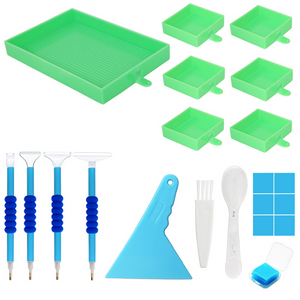 Ensemble d'Outils Professionnels Diamond Painting 15 Pièces Accessoires