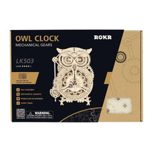 Charger l&#39;image dans la galerie, Puzzle 3D Horloge Hibou