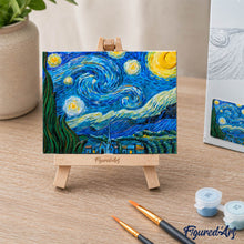 Charger l'image dans la galerie, Kit de peinture en relief 3D - La Nuit étoilée, Van Gogh