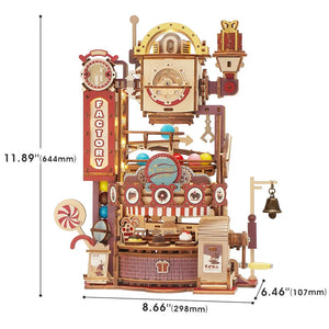 Puzzle 3D Usine de Chocolat Marbre