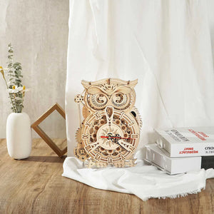 Puzzle 3D Horloge Hibou