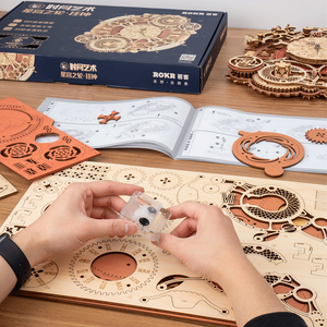 Puzzle 3D Horloge murale du zodiaque