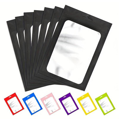 Diamond Painting 5D 50 Sacs Ziplock et 1 Anneau de Livre en 8 Couleurs