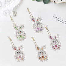 Charger l&#39;image dans la galerie, Pendentif Diamond Painting 5D Lapins