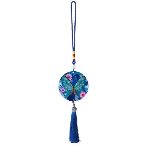 Pendentif de Voiture Diamond Painting Papillon