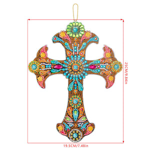 Pendentif Décoratif Diamond Painting avec Croix