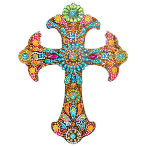Pendentif Décoratif Diamond Painting avec Croix