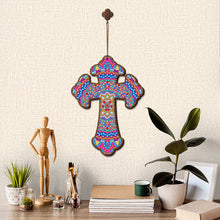 Charger l&#39;image dans la galerie, Pendentif Décoratif Diamond Painting Croix Mandala
