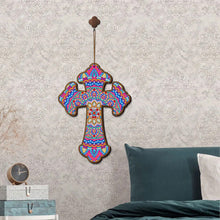 Charger l&#39;image dans la galerie, Pendentif Décoratif Diamond Painting Croix Mandala