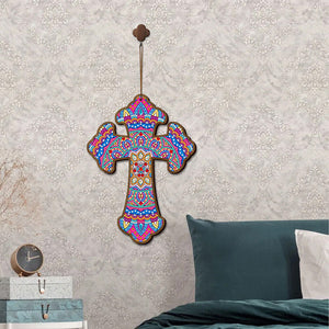 Pendentif Décoratif Diamond Painting Croix Mandala
