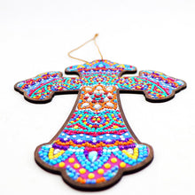 Charger l&#39;image dans la galerie, Pendentif Décoratif Diamond Painting Croix Mandala