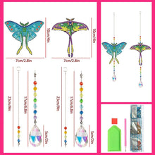 Charger l&#39;image dans la galerie, Carillon en Cristal Diamond Painting 5D - Papillons 2 Pièces