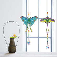 Charger l&#39;image dans la galerie, Carillon en Cristal Diamond Painting 5D - Papillons 2 Pièces