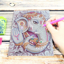 Charger l'image dans la galerie, Cahier Diamond Painting 5D Éléphant Dieu Ganesha