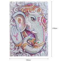 Charger l'image dans la galerie, Cahier Diamond Painting 5D Éléphant Dieu Ganesha