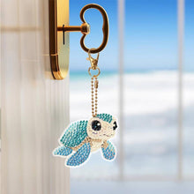 Charger l&#39;image dans la galerie, Pendentif Tortue Diamond Painting 6 Pièces
