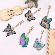 Charger l&#39;image dans la galerie, Diamond Painting Papillons - Ensemble de 5 Pièces