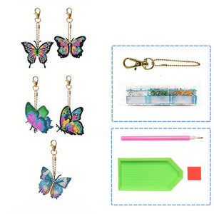 Diamond Painting Papillons - Ensemble de 5 Pièces