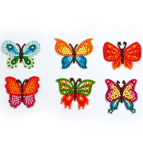 Ensemble d'Autocollants Diamond Painting Papillons pour Enfants