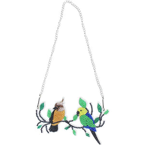 Suspension de Porte Diamond Painting 5D avec 2 Oiseaux