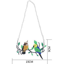 Charger l&#39;image dans la galerie, Suspension de Porte Diamond Painting 5D avec 2 Oiseaux