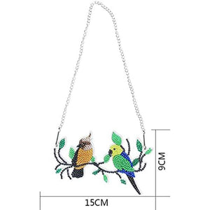 Suspension de Porte Diamond Painting 5D avec 2 Oiseaux