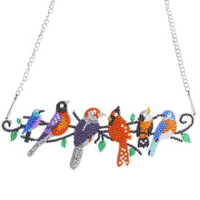 Charger l&#39;image dans la galerie, Suspension de Porte Diamond Painting 5D 6 Oiseaux
