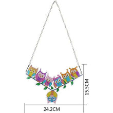 Charger l&#39;image dans la galerie, Suspension de Porte Diamond Painting 5D 7 Hiboux