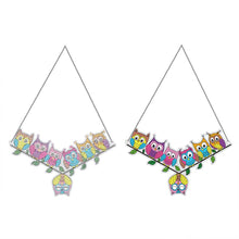 Charger l&#39;image dans la galerie, Suspension de Porte Diamond Painting 5D 7 Hiboux