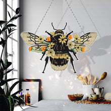 Charger l&#39;image dans la galerie, Suspension de Porte Diamond Painting 5D Abeille