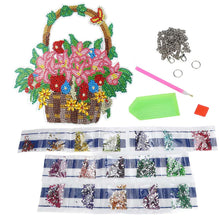 Charger l&#39;image dans la galerie, Suspension de Porte Diamond Painting 5D Pot de Fleurs