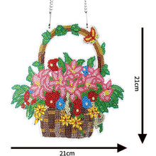 Charger l&#39;image dans la galerie, Suspension de Porte Diamond Painting 5D Pot de Fleurs