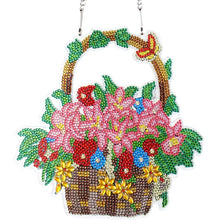 Charger l&#39;image dans la galerie, Suspension de Porte Diamond Painting 5D Pot de Fleurs